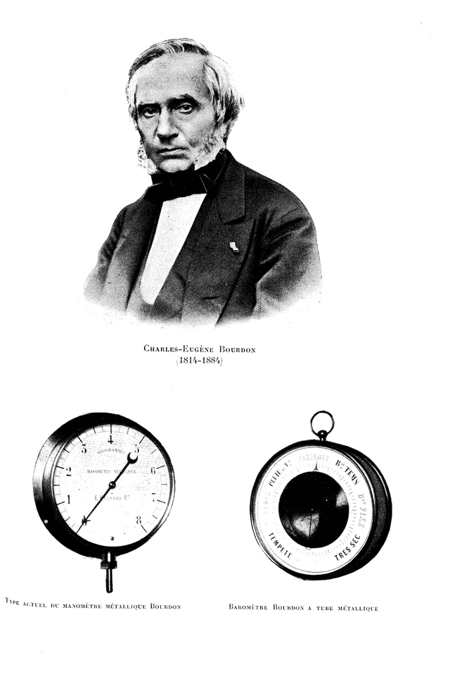 Bourdon barometer