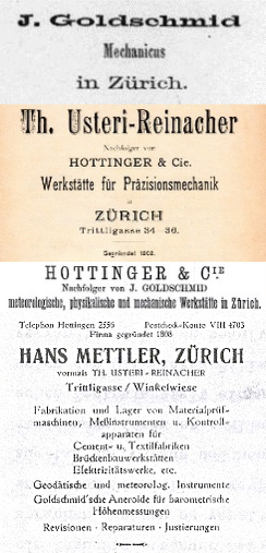 Goldschmid’s Precision Leveling Barometer