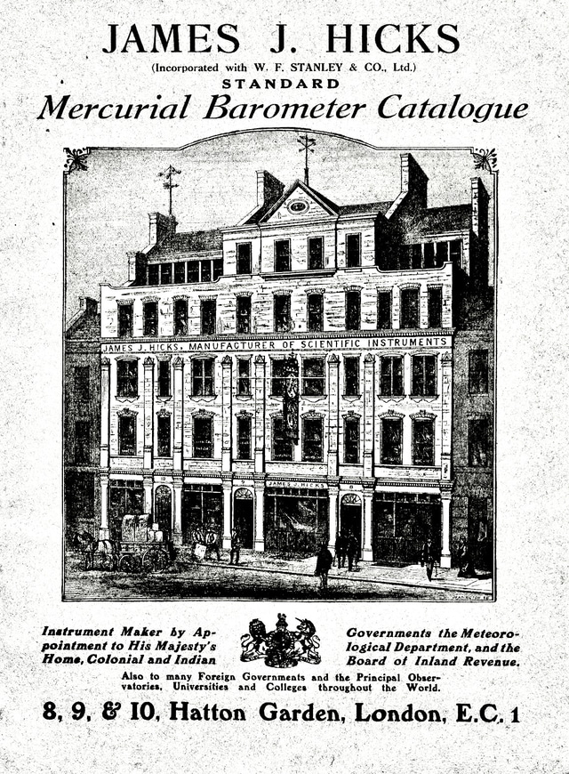 Oxford-framed domestic admiral Fitzroy barometer
