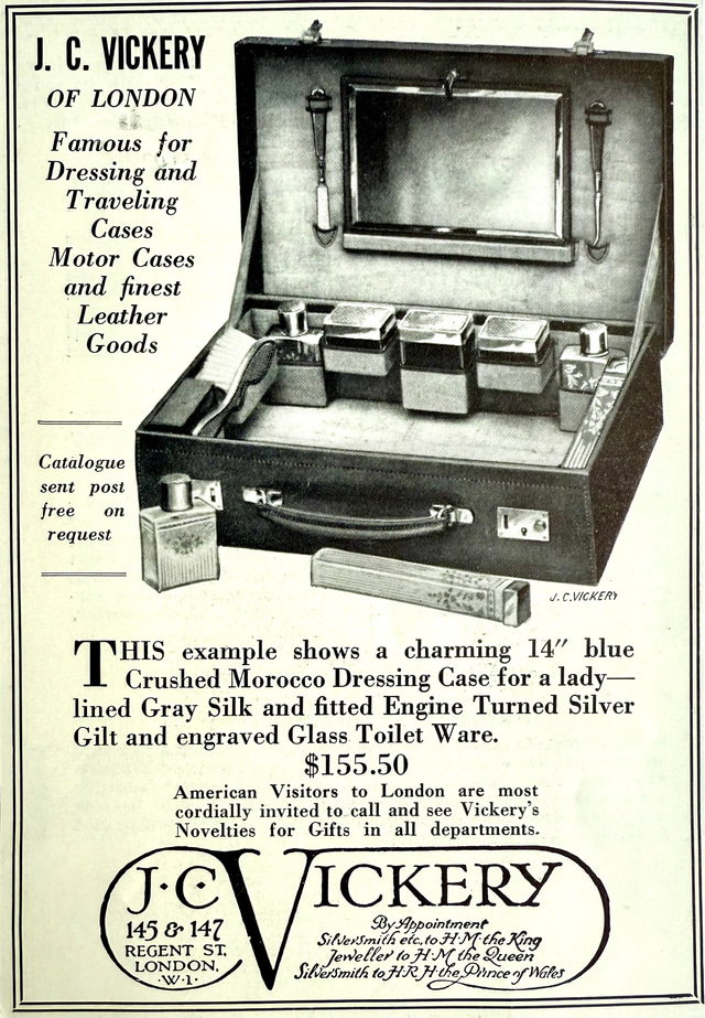 Royal desk barometer in a silver-mounted leather case