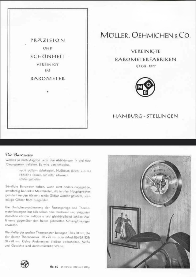 Open Domed Aneroid Barometer