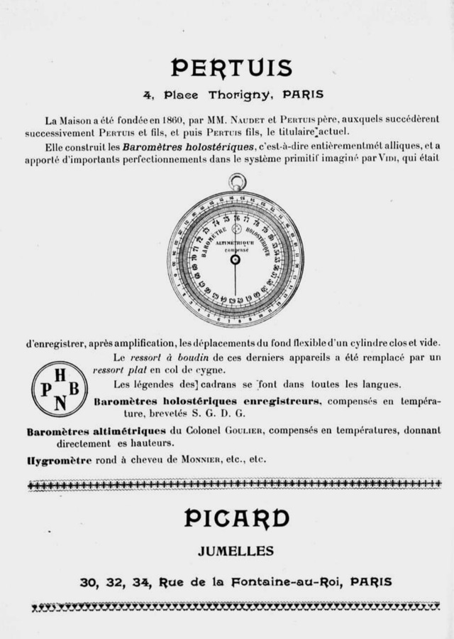 Brass-cased ships’ aneroid