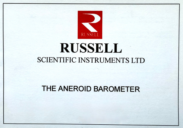 Russell Mahogany Barometer