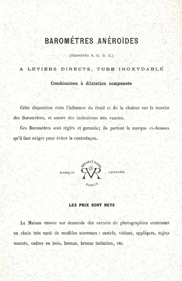 Miniature Desk Barometer