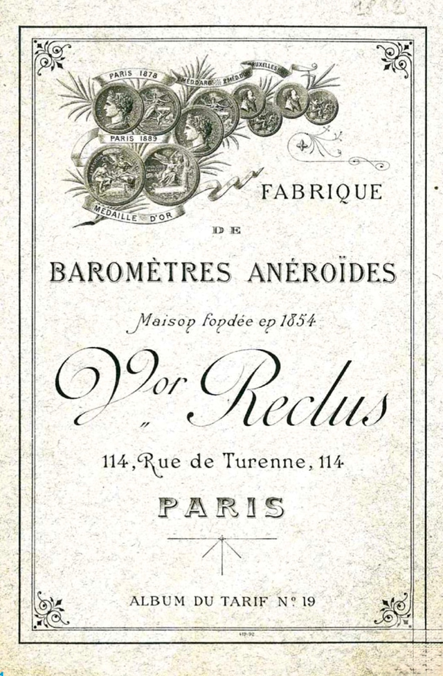 Miniature Desk Barometer